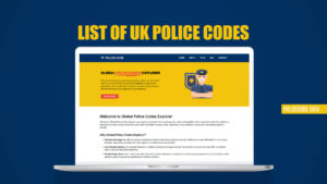 List of UK Police Codes