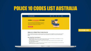 Police 10 Codes List Australia