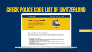 Check Police code list of Switzerland