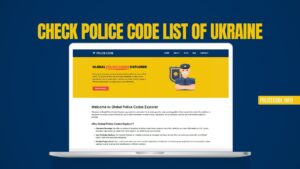 Check Police Code List of Ukraine