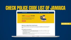 Check Police Code List of Jamaica