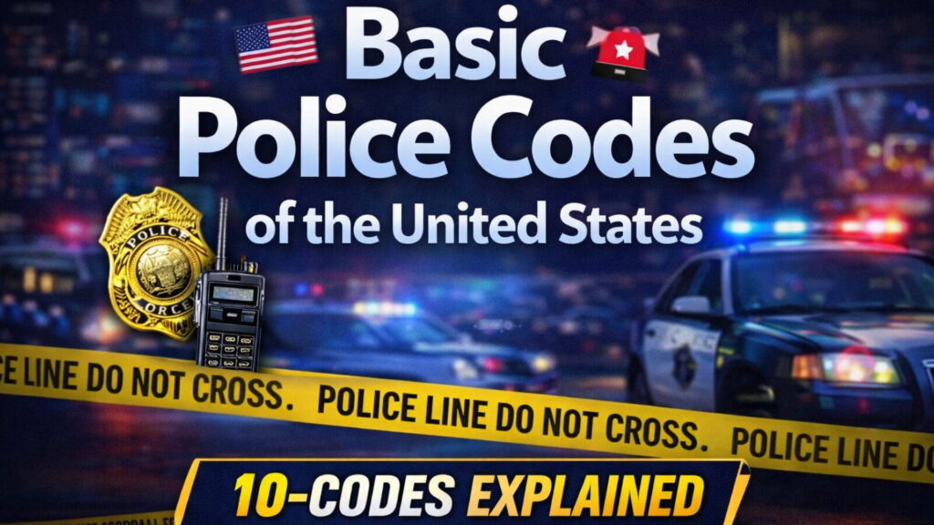 Basic Police Radio Codes of the United States