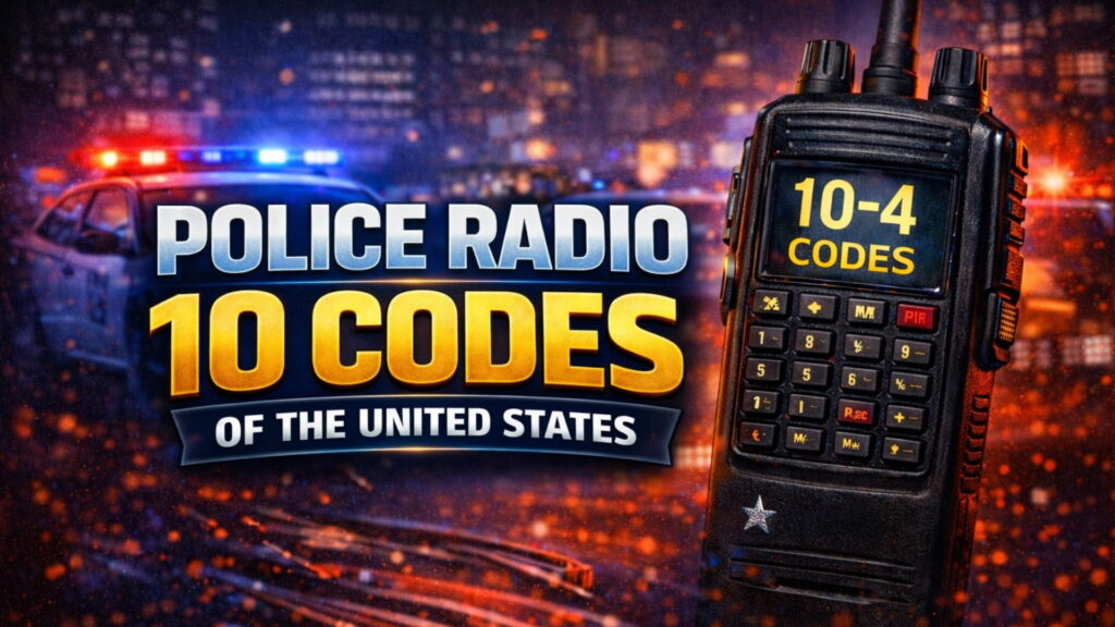  Police Radio 10-Codes of the United States