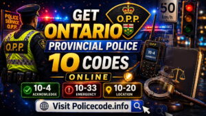 Get Ontario Provincial Police 10 Codes Online