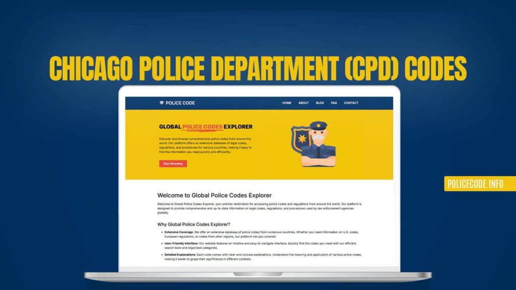 Chicago Police Department (CPD) Codes