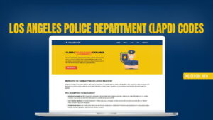 Los Angeles Police Department (LAPD) Codes