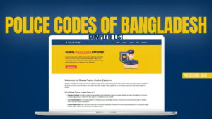 Police Codes of Bangladesh - Complete List