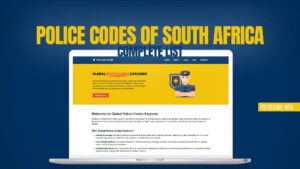 Police Codes of South Africa — Complete List
