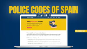 Police Codes of Spain - Complete List