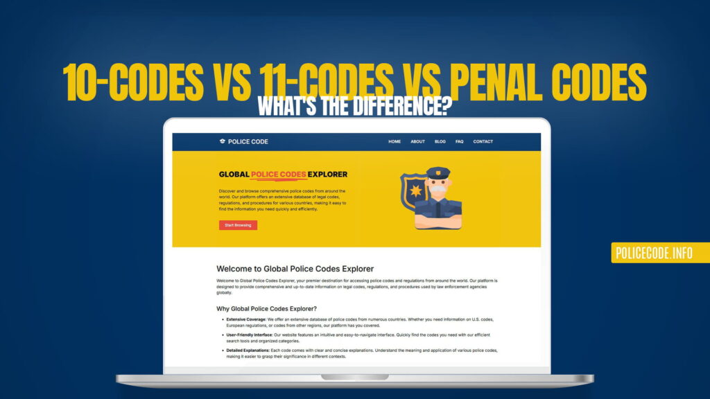 10-Codes vs 11-Codes vs Penal Codes What's the Difference