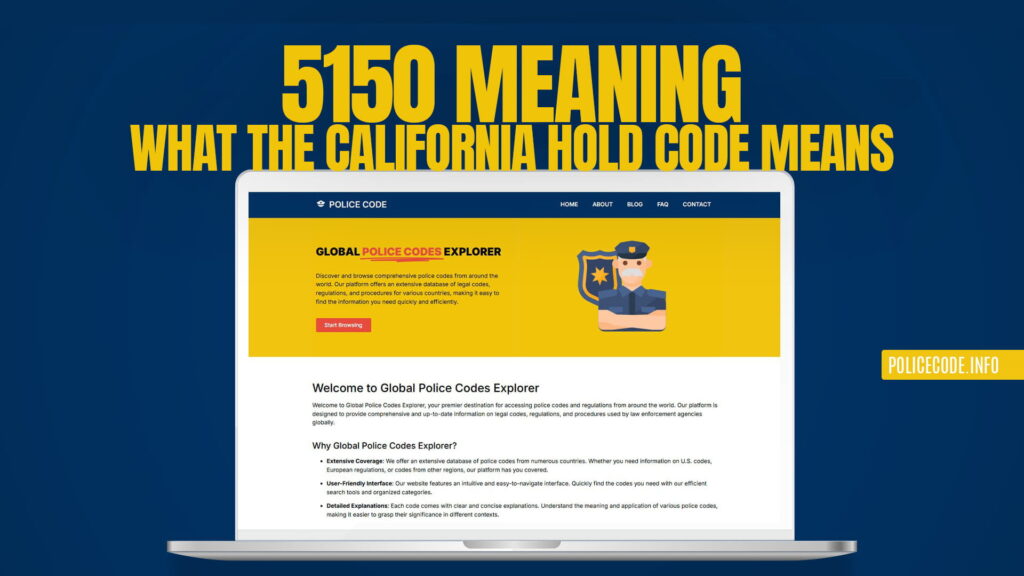 5150 Meaning: What the California Hold Code Means