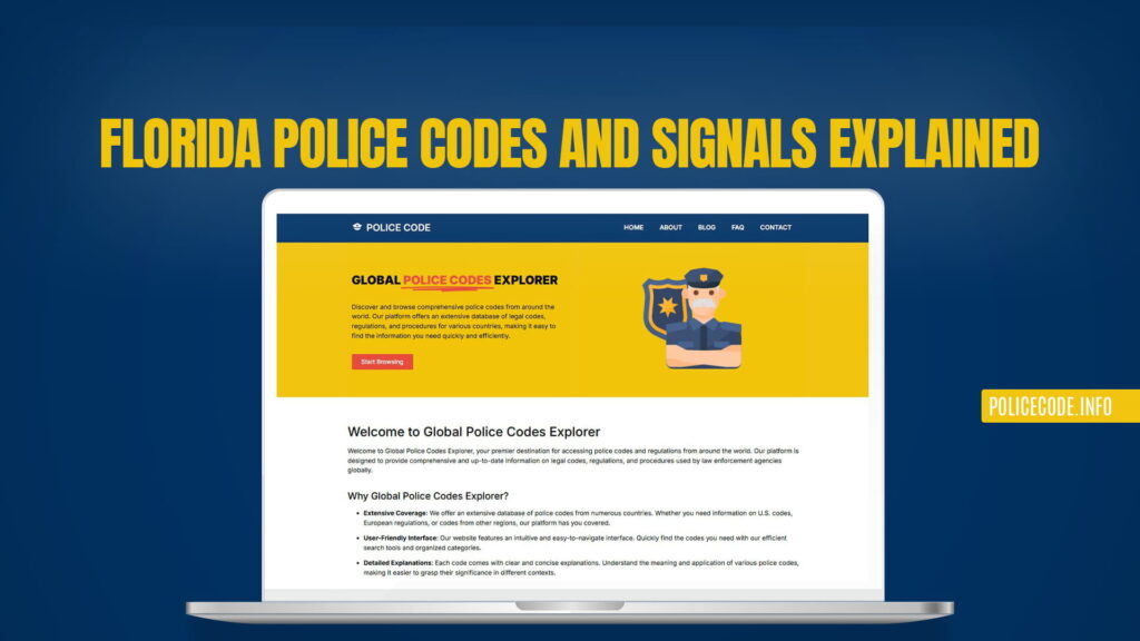 Florida Police Codes and Signals Explained
