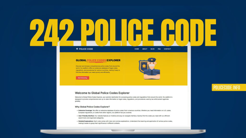242 Police Code