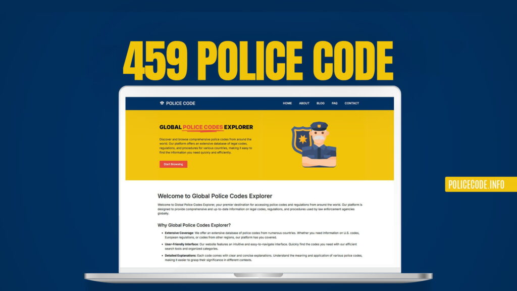 459 Police Code